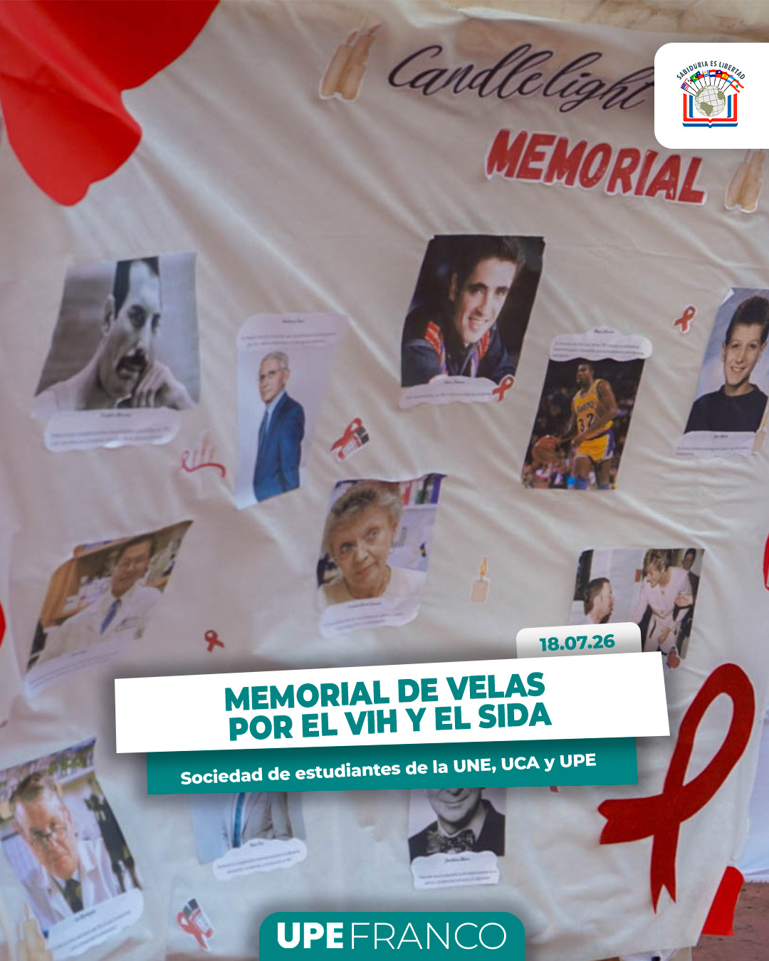 Memorial de Velas por el VIH y el SIDA en Alto Paraná